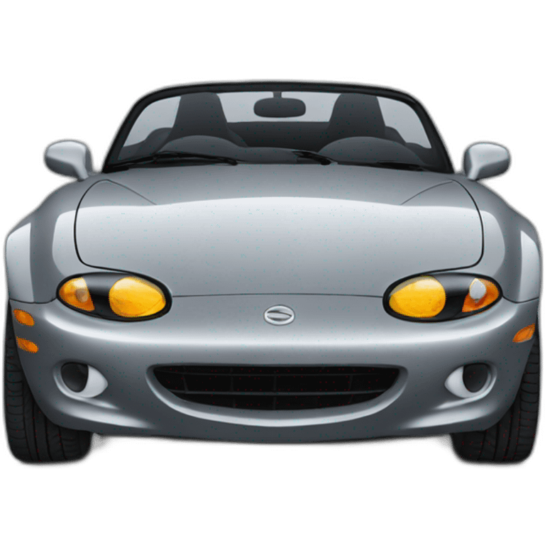 gray Mazda Miata emoji