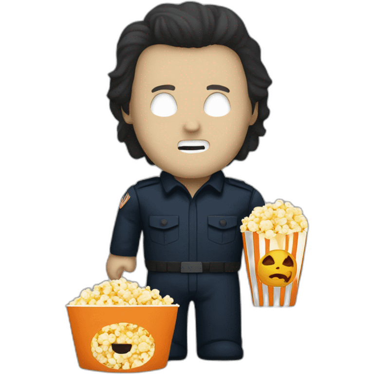 michael myers popcorn emoji