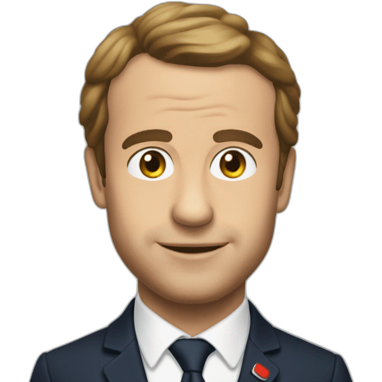 macron en poule emoji