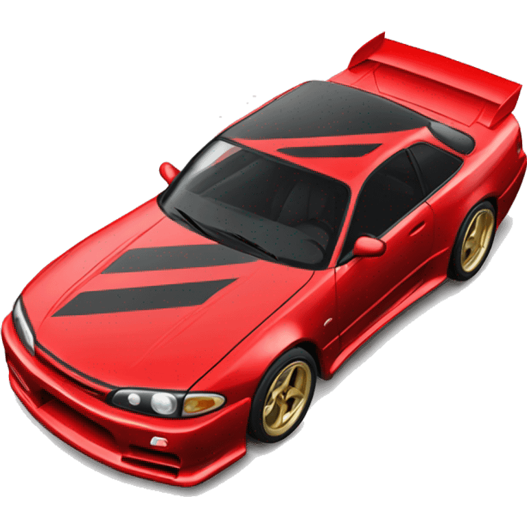 red drift car S14 emoji