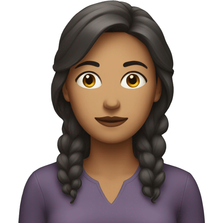 a woman who keeps calm emoji