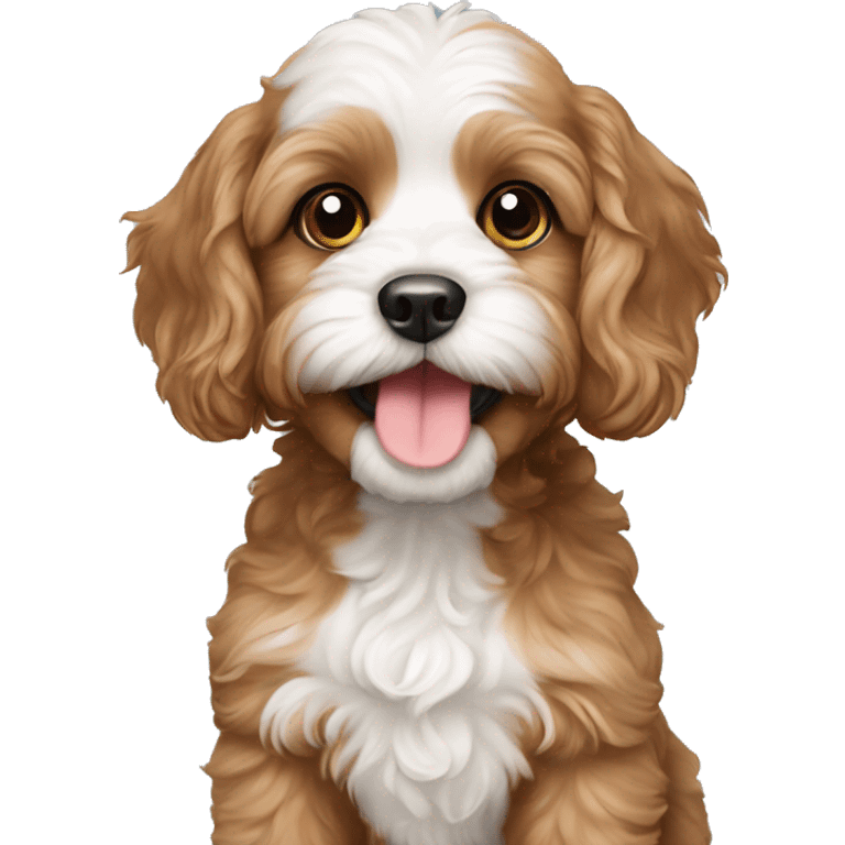 Cavoodle puppy emoji