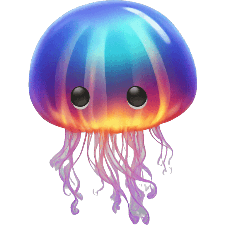 Jellyfish on fire emoji