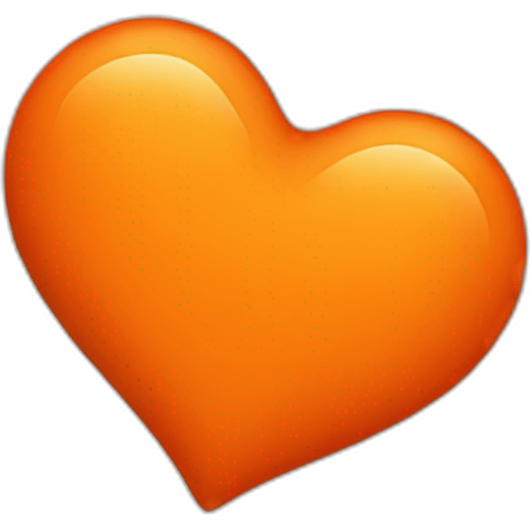 HEART ORANGE emoji