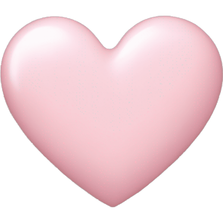 Light pink heart emoji