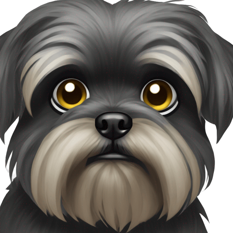 Sad affenpinscher   emoji