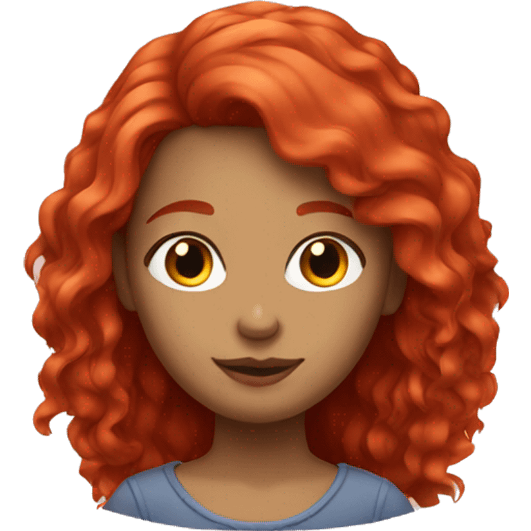 Red haired girls emoji