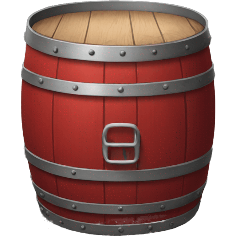 Red barrel emoji