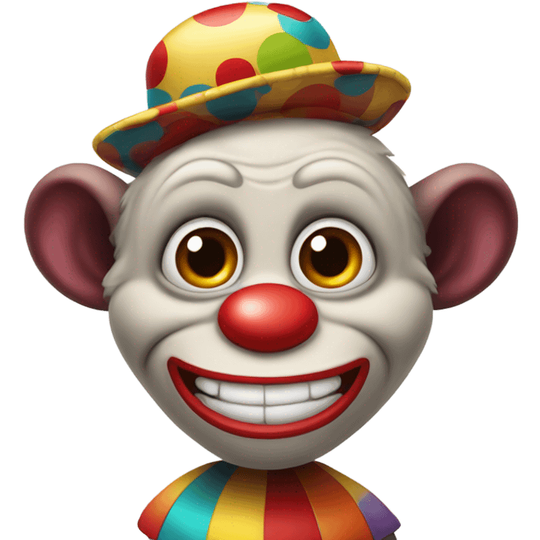 Monkey clown emoji