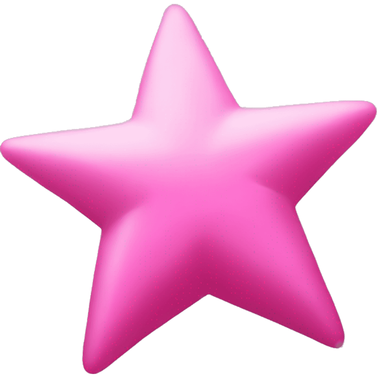 Pink star emoji