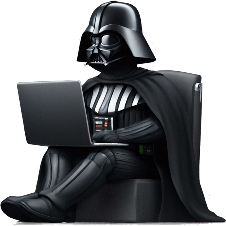 darth vader with laptop emoji