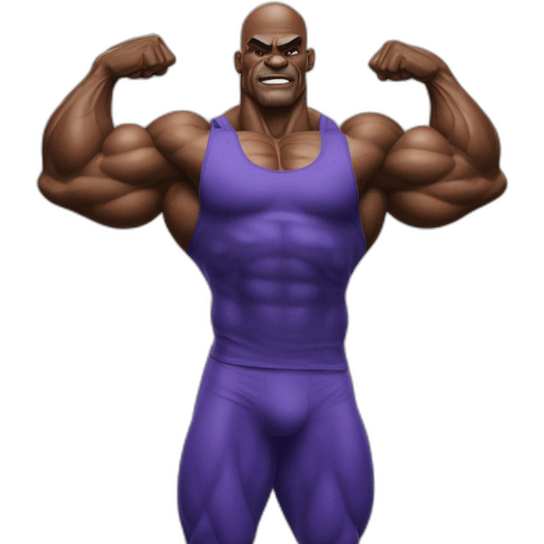 Ronnie Coleman Flexing muscles emoji