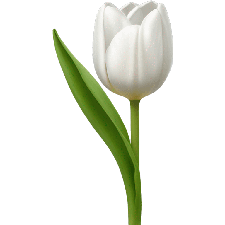 white tulip emoji