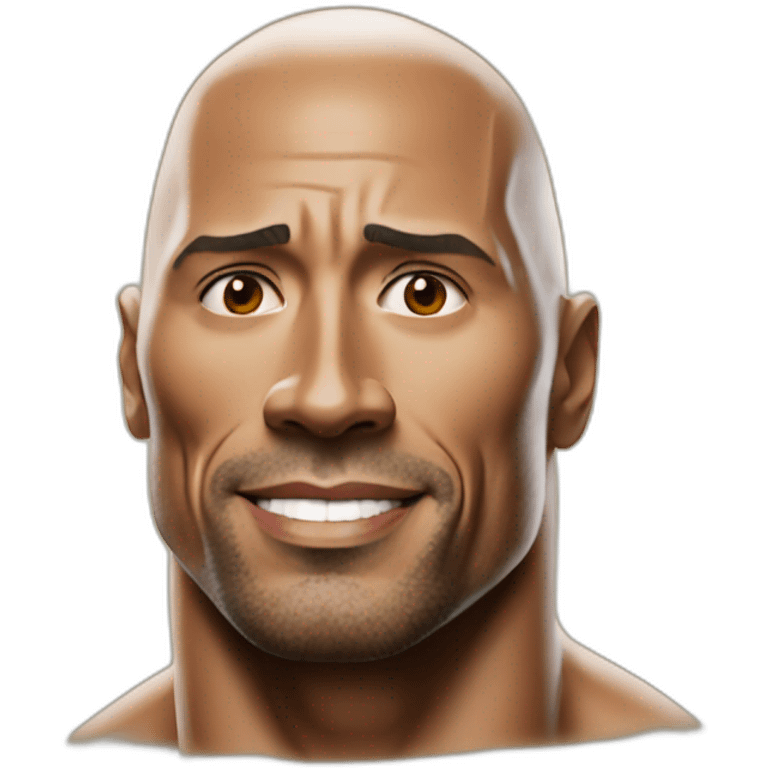 the rock dwayne johnson Iron Man emoji