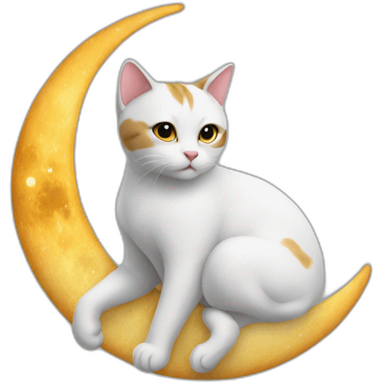 cat on the moon emoji