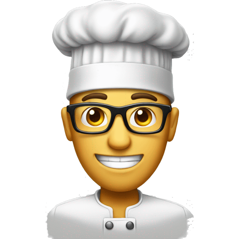 nerd with chef hat emoji