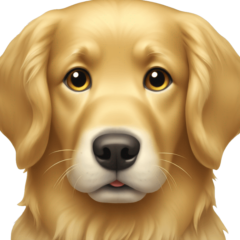 Golden retriever dog  emoji