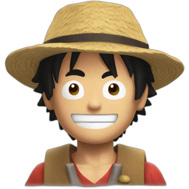 Luffy playing roblox emoji