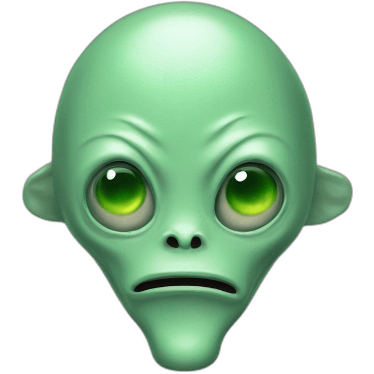 Un alien qui fume emoji