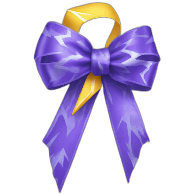 Lightning Bolt Ribbon Bow emoji