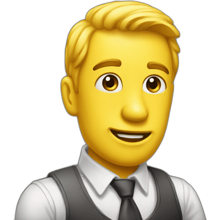 Buldoser plus gelber dildo emoji