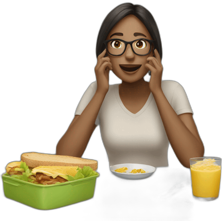 lunch time emoji