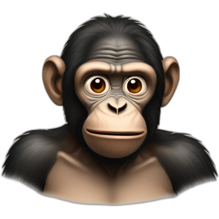 confused ape emoji