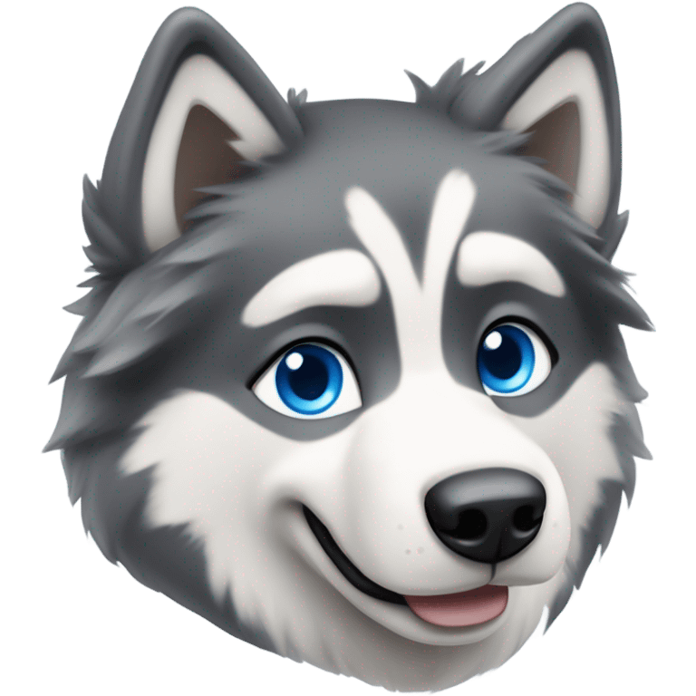 Husky dog emoji