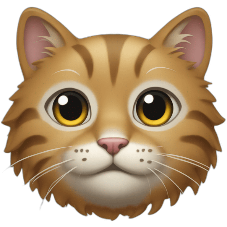 Un chat bourré emoji