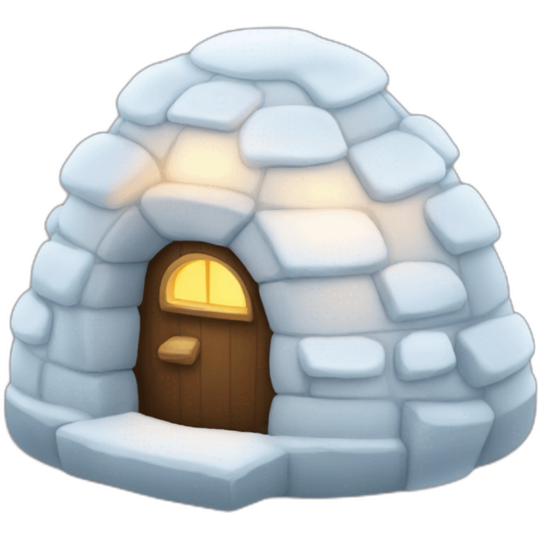 igloo shining emoji