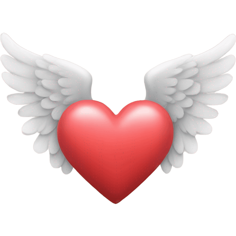 Heart with angel wings  emoji