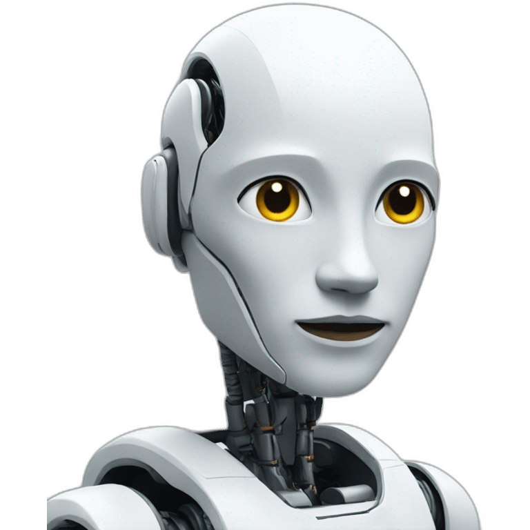 Robotic human emoji