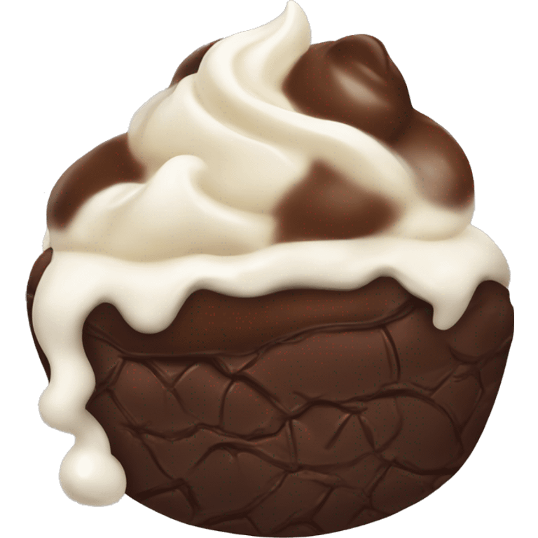 Chocolat hot with cream  emoji