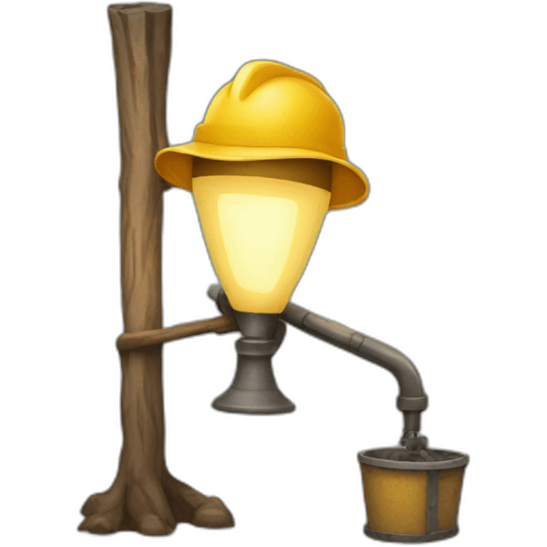 Lamp miner emoji