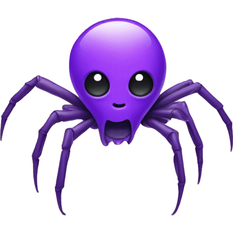 Spider with a Purple Heart  emoji