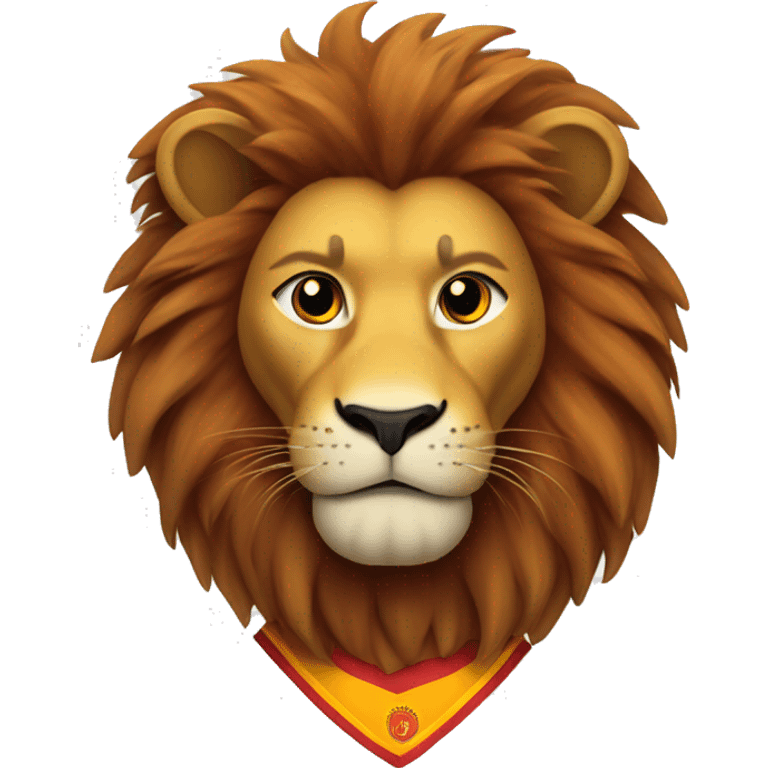 A Lion with a Galatasaray jersey emoji