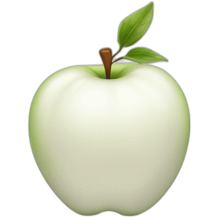 White apple emoji