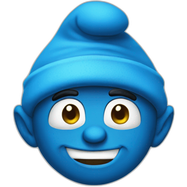 Smurf emoji