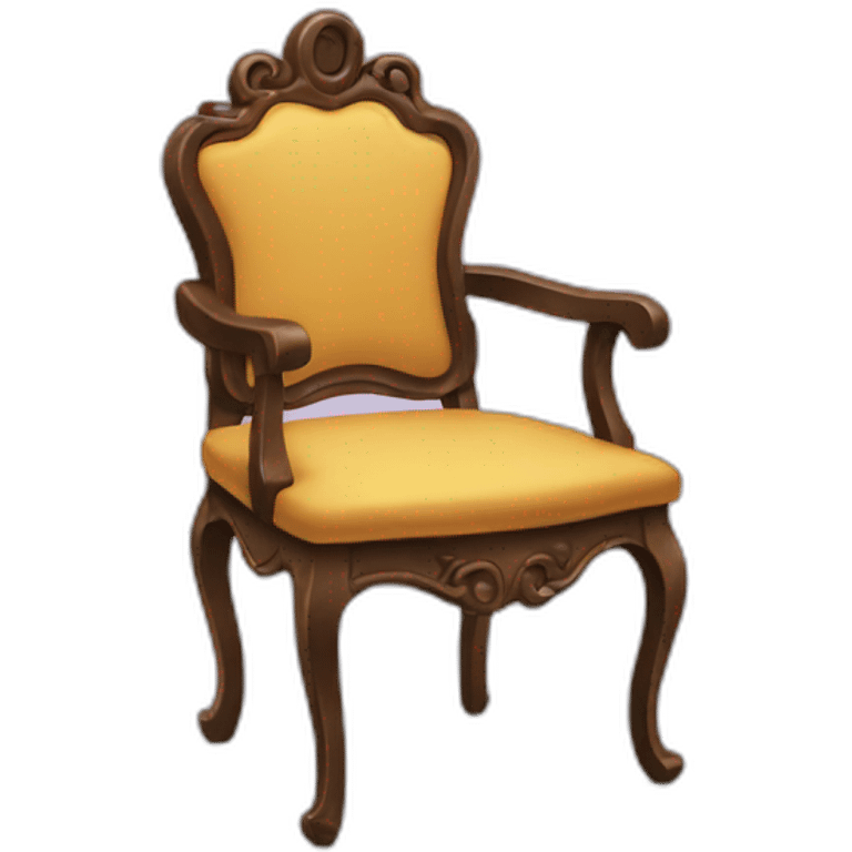 chair with prince emoji