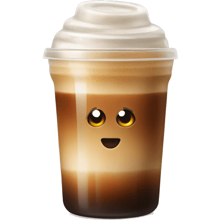 Ice coffee emoji