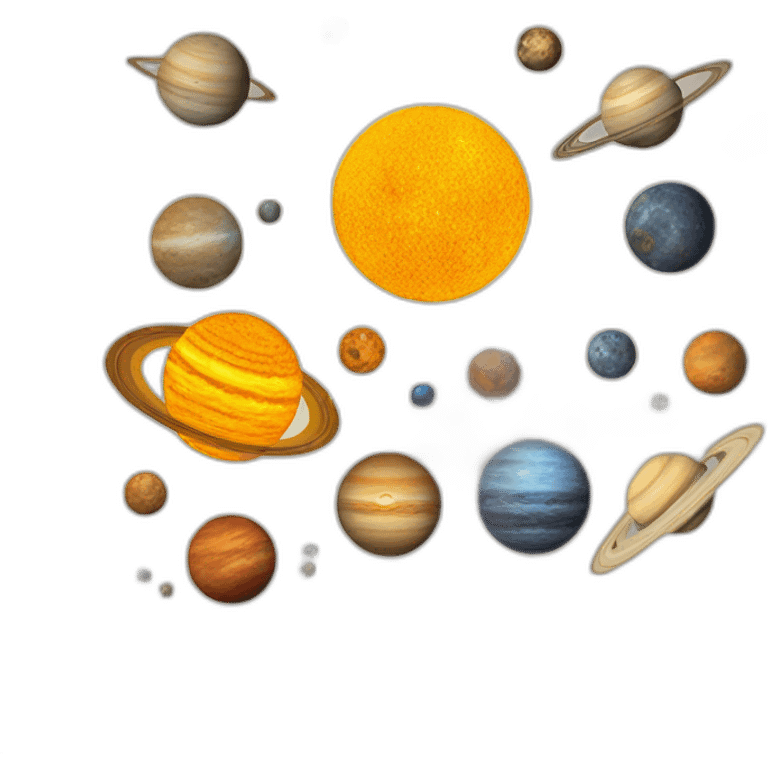 Solar system emoji