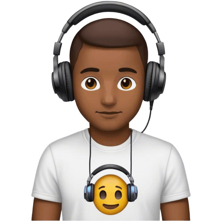 DJ emoji with headphones emoji