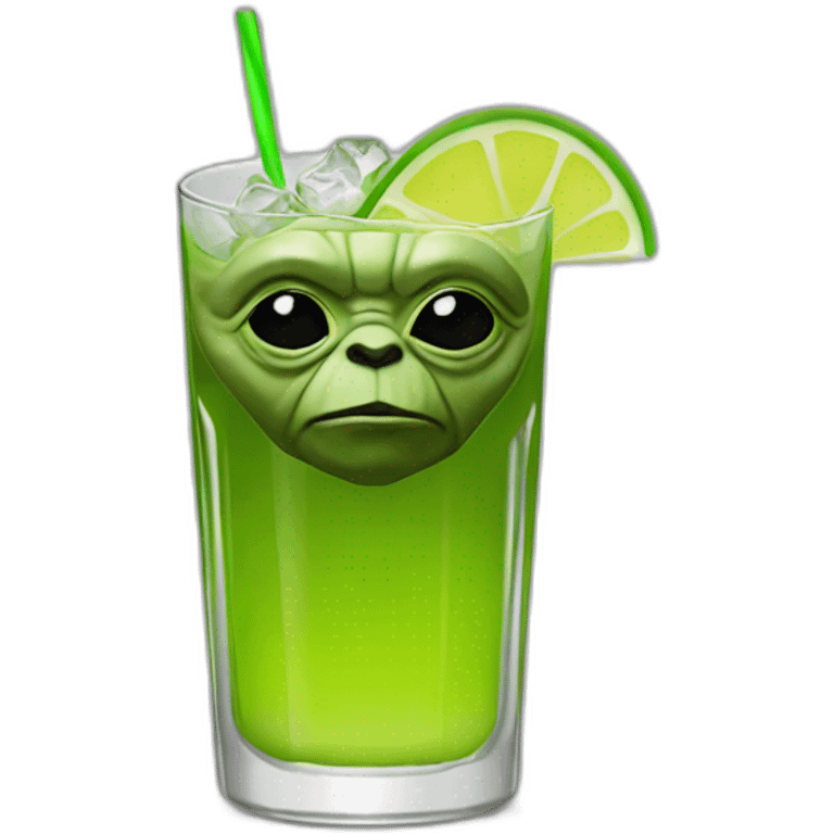 Yoda cocktail emoji