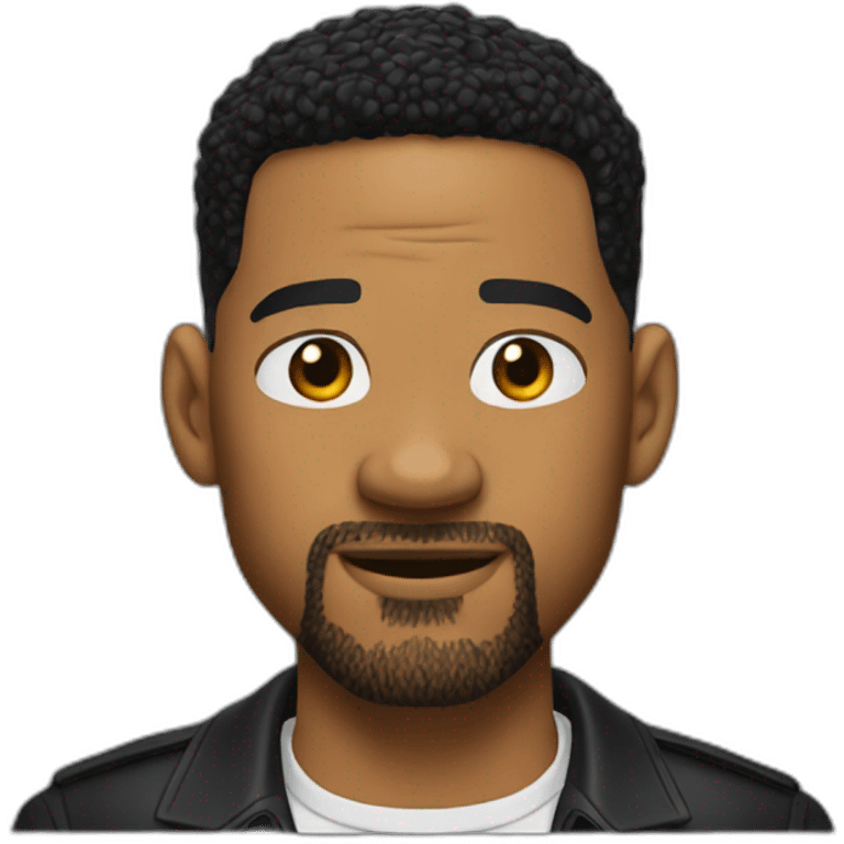 Will smith pointed back view emoji