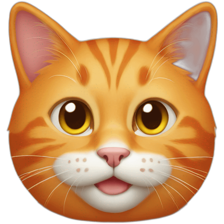 Orange cat  emoji