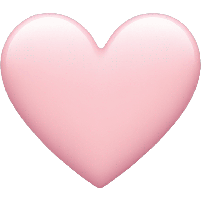 Pastel pink heart emoji emoji