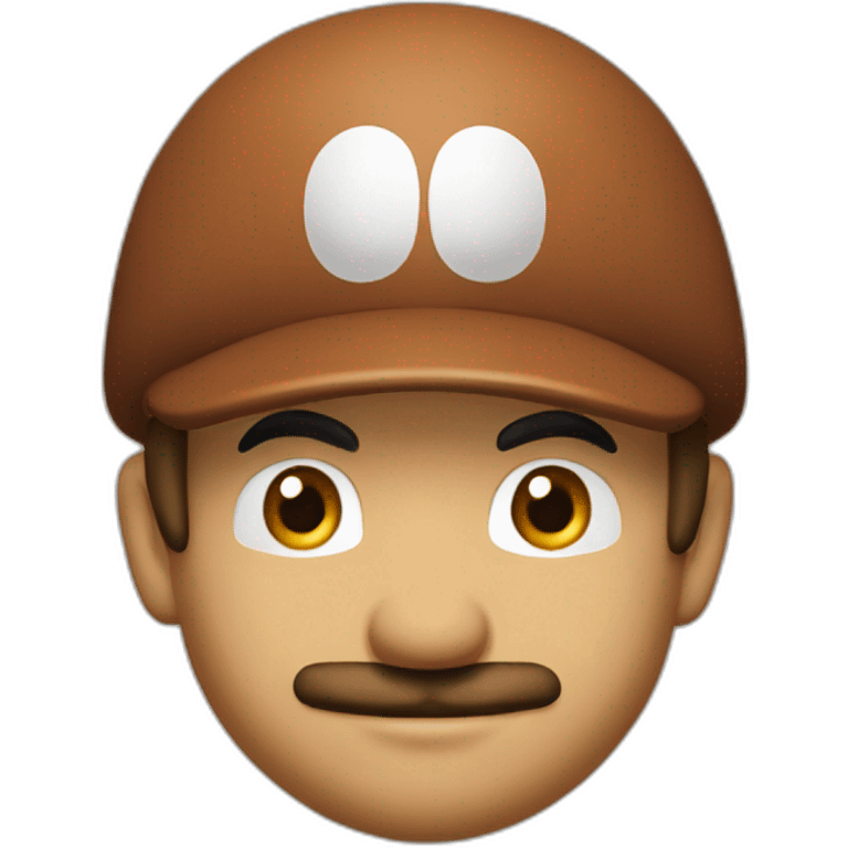 mario casquette marron emoji