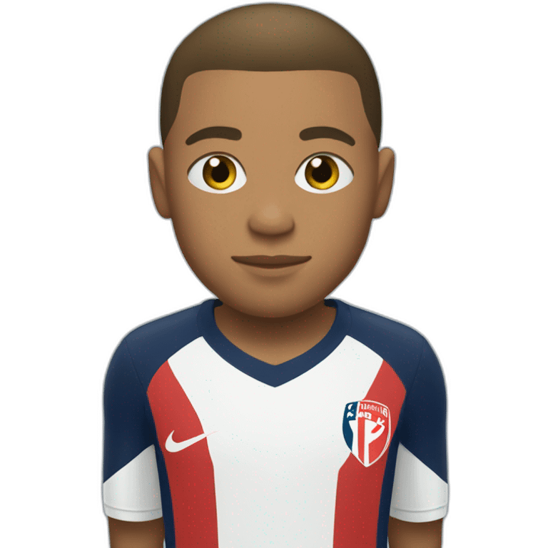 Mbappe with a kip emoji