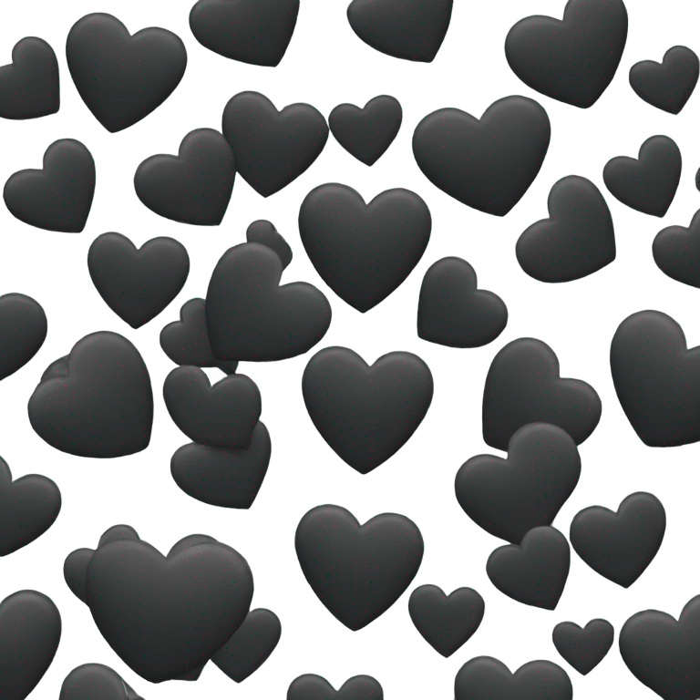 black heart emoji