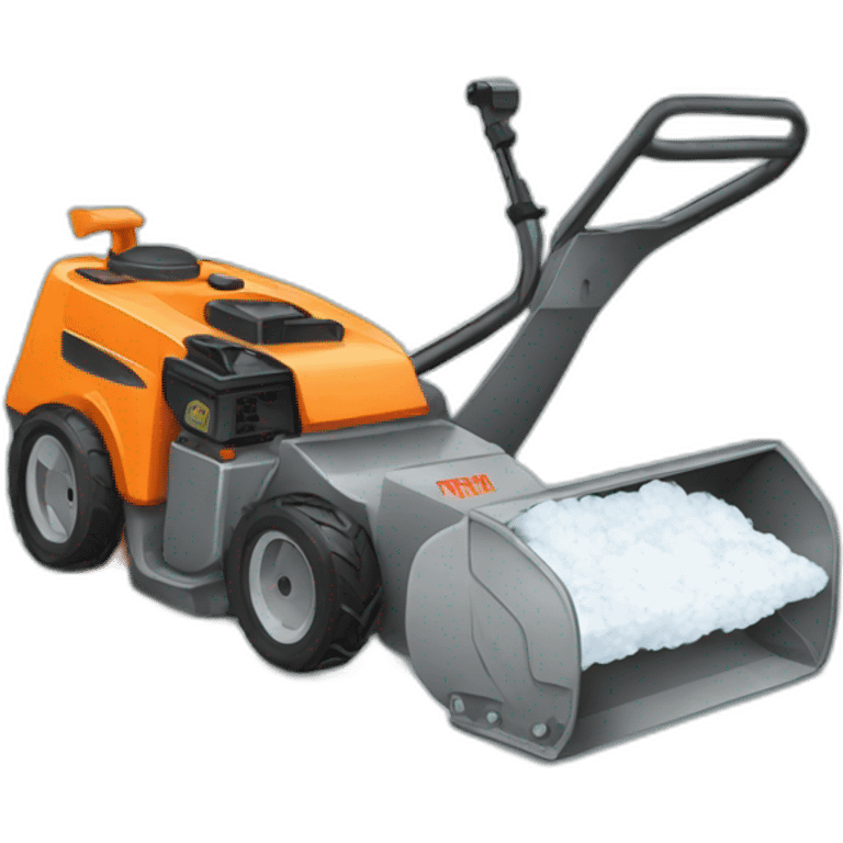 Snowthrower emoji